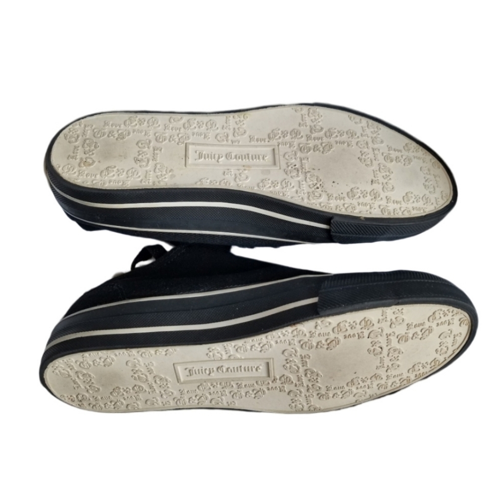 Juicy Couture $129 sneakers, FINAL PRICE! black and white size 6.5 - Picture 8 of 12